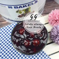 BAKELS 500 GRAM DARK CHERRY 50% LES FRUITS Filling isian Roti Rasa Buah Ceri Hitam Filing