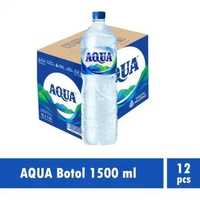 AQUA Air Mineral DUS 330ml 600ml 1500ml Gelas 200ml CUBE 220ml (1 Dus) Botol1500ml