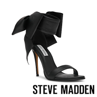 STEVE MADDEN-蝴蝶結後跟繞踝高跟鞋 ELIANNA-黑色