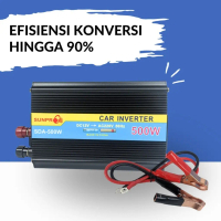 Power Inverter Sunpro SDA 500W 12v-24v Inverter Mobil Pengubah Daya Listrik dari Aki to AC