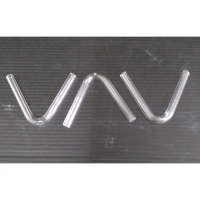 [พร้อมส่ง] หลอดแก้ว Test Tube รูปตัว V OD 6 มม. ยาว 5 ซม.  (2 ชิ้น / ชุด) อุปกรณ์วิทยาศาตร์