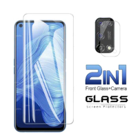 2 In 1 Tempered Glass for Oppo Realme 7 5G Screen Protector on Realmi7 Real Me 7 Camera Lens Realme7 5G 2020 Film 6.5' RMX2111