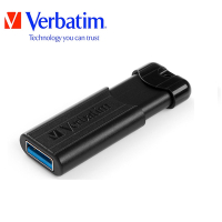 【Verbatim 威寶】PinStripe 128GB USB3.2 Gen1 高速伸縮式隨身碟