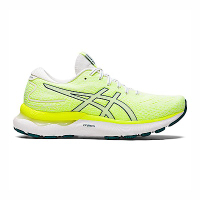 Asics GEL-Nimbus 24 [1012B201-102] 女 慢跑鞋 運動 路跑 緩震 穩定 舒適 螢黃 白