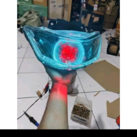 [TINGGAL PASANG] Reflektor Lampu Depan Semi Ala Biled BEAT DELUXE GEN 1 2020-2023