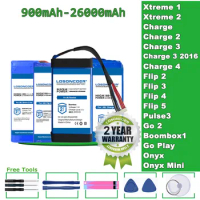 Battery For JBL XTREME 1 2 Charge 2 2+ Plus 4 3 Flip 2 3 4 5 Flip4 Pulse 3 Pulse3 Boombox 1 For Harman Kardon Go Play Onyx Mini