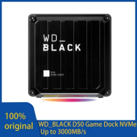 WD BLACK D50 Game Dock NVMe PSSD HDD Solid State Drive RGB with Thunderbolt 3 Connectivity Up to 3,000 MB/S - WDBA3U0010BBK-NESN