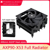 Thermalright AXP90-X53 Full Black Low Profile CPU Air Cooler ความสูง53มม. 92มม. PWM พัดลมระบายความร้อนสำหรับ AMD AM4 In 115X 1200