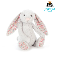 【JELLYCAT】36cm 雲灰銀碎花兔(Blossom Silver Bunny)