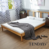 TENDAYS DISCOVERY 柔眠床墊(晨曦白) 7尺標準雙人 5.5cm厚-買床送枕