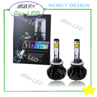 Hot sale MBIN V18 Turbo type Cr-chips led headlight fog lamp 880/881/H27 30W 3800LM 6000k driving lamp replace HID car styling