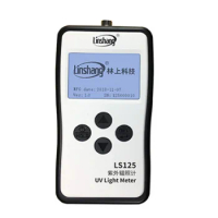 Linshang LS125 UV Light Meter Test Ultraviolet Power UV Intensity Energy for 365nm 395nm UVA LED UVB UVC Waterproof Sensor Probe