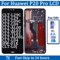 6.1'' OLED For HUAWEI P20 Pro LCD CLT-L29C CLT-L29 CLT-L09C CLT-L09 Display Touch Screen Digitizer R