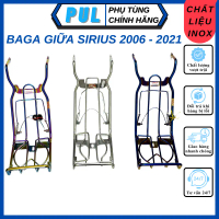 Baga Giữa Sirius Xăng Cơ 2006 - 2021 Inox 10li, Baga Xe Sirius Inox 10Li Bền Bỉ Dễ Lắp Đặt