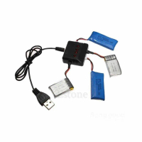 4 in port Battery Charger for Syma X5C Hubsan X4 H107L 107C 107D