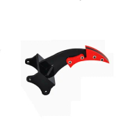 Red-headed Full Metal Custom Made DIY NO TEETH Ripper Attachment For Huina 1550/1592/1593/1594/1580/WLTOY 16800 RC Excavators