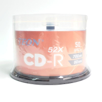 CD-R 白金片 700MB 50片 CDR 光碟 布丁桶裝【DE431】  123便利屋