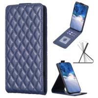 50pcs/lot For Samsung Galaxy A42 5G A12 A13 4G/5G Stand Dark Magnetic Flip Checker Leather Case For Galaxy A14 4G/5G A20S A03S