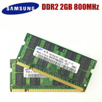 SAMSUNG DDR2 2GB 1GB PC2 5300S 6400S DDR2 2G 1G 667 800 Mhz หน่วยความจำแล็ปท็อปโมดูลโน้ตบุ๊ค SODIMM RAM