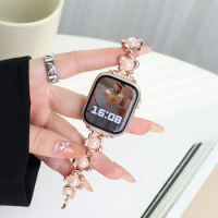 Jewelry Bracelet Strap for Apple Watch 6 4 Se 7 Band 44mm 42mm 45mm 38/41 for Apple Watch Series 5 40mm Strap Band Bracelet