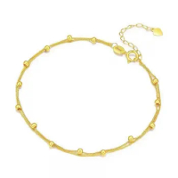 18-Carat Double-Decker Baby's Breath Bracelet In Stylish Rose Gold