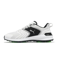 Puma 高爾夫球鞋 Ignite Innovate 男鞋 白 黑 銀 防水鞋面 鞋釘 運動鞋 37943102