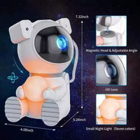 宇航員星空投影燈北極光太空人滿天星機器人投影機藍芽抱星吉他