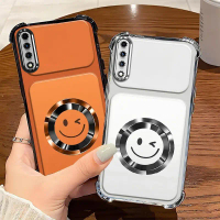 Suitable for[Samsung A70,Samsung A71 4G,Samsung A73] phone case TPU Anti-drop Anti-slip Smiling face