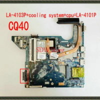 JAL50 LA-4103P+cooling system+cpu=LA-4101P Laptop Motherboard For HP Compaq CQ40 GeForce G103M 590316-001 577512-001 578600-001