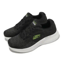 【Skechers】休閒鞋 Skech-Lite Pro-Faregrove 男鞋 黑 綠 輕量 緩衝 記憶鞋墊 232598BKLM-US13=31cm