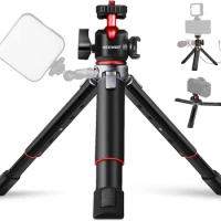 NEEWER Mini Camera Vlogging Tripod with 360°Adjustable Ball Head &amp; Cold Shoe For Canon G7X Mark III Sony ZV-1 RX100 VII A6600