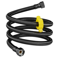 G1/2 60/80 cm Plumbing Braided Flexible Water Water Supply Hose Faucet Heater Pipe Toilet Connection Inlet Pipe Kitchen Bathroom