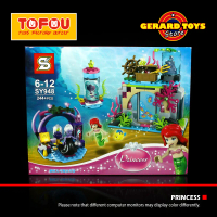 Mainan Susun Bangun Balok Princess Ariel Sy948 MURAH BANGET Gift Set Boys Girls Multicoloured Game