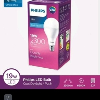 Philips Bohlam LED 19 Watt Bulb Body Besar Putih 2300 Lumen Garansi Philips Durable Brightness