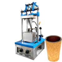 commercial ice cream cone wafer making machine coffee cup maker