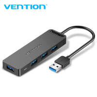 Vention USB 3.0分線器一分四 HUB 多功能擴充充電器 可充電讀數據 Micro USB供電