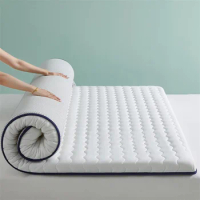 Thick Bed Mattress Toppers Memory Foam Magic Fabric Antibacterial Mattress Soft Quilt Pad Colchones Pad Queen Mattress