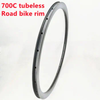 700C Road Rim 25mm Wide Carbon Rim 45mm Depth Road Bike Carbon Rim Factory Sell Road Bike Carbon Rims Cheap Light Road Bike Rims