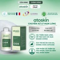 [Hàng limited] Sữa tắm giảm mụn lưng, giảm viêm nang lông Atoskin sạch mụn, mờ thâm, hỗ trợ làm sạch