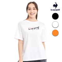 【LE COQ SPORTIF 公雞】休閒潮流長版短袖T恤 女-3色-LWR22201