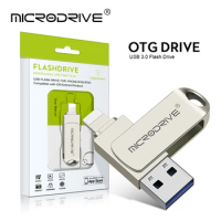 2-in-1OTG USB 3.0 Lightning Pendrive Flash Drive 16GB 32GB 64GB 128GB 256GB 512GB Memory Stick for iPhone 14/13/12/11/7/iPad