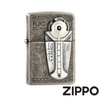 【Zippo】打火石盒-仿古銀-防風打火機(美國防風打火機)