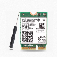 Dual Band WiFi 6 Bluetooth-compatible 5.1 Wireless Card AX201NGW 2.4Ghz 5Ghz 3000M 802.11ax Wifi 6 Adapter
