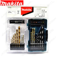 Makita E-07098 E-07113 Combination Drill Bit and Screw Bit Set HSS PH PZ SL HEX TORX Screwdriver Bits Set 27Pcs 29Pcs