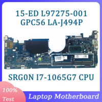 L97275-001 L97275-501 L97275-601 L93870-601 GPC56 LA-J494P For HP 15-ED Laptop Motherboard W/SRG0N I7-1065G7 CPU 100%Tested Good