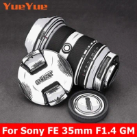 Stylized Decal Skin For Sony FE 35mm F1.4 GM Camera Lens Sticker Vinyl Wrap Anti-Scratch Film FE35 35 1.4 F/1.4 1.4GM F1.4GM