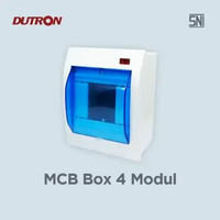 Kotak Pelindung MCB Listrik 4 Solt Dutron Inbow Outbow DH MB4 Box Pengaman Listrik Rumah Gedung SNI