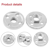 2Pcs Hexagon Flange Nut Pressure Plate For Angle Grinder Uick Change Locking For Type 100 Angle Grinder Power Tools Accessories