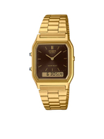 CASIO นาฬิกาข้อมือ AQ-230GA-5AMQYDF สีน้ำตาล