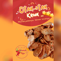 otak otak kering pedas daun jeruk